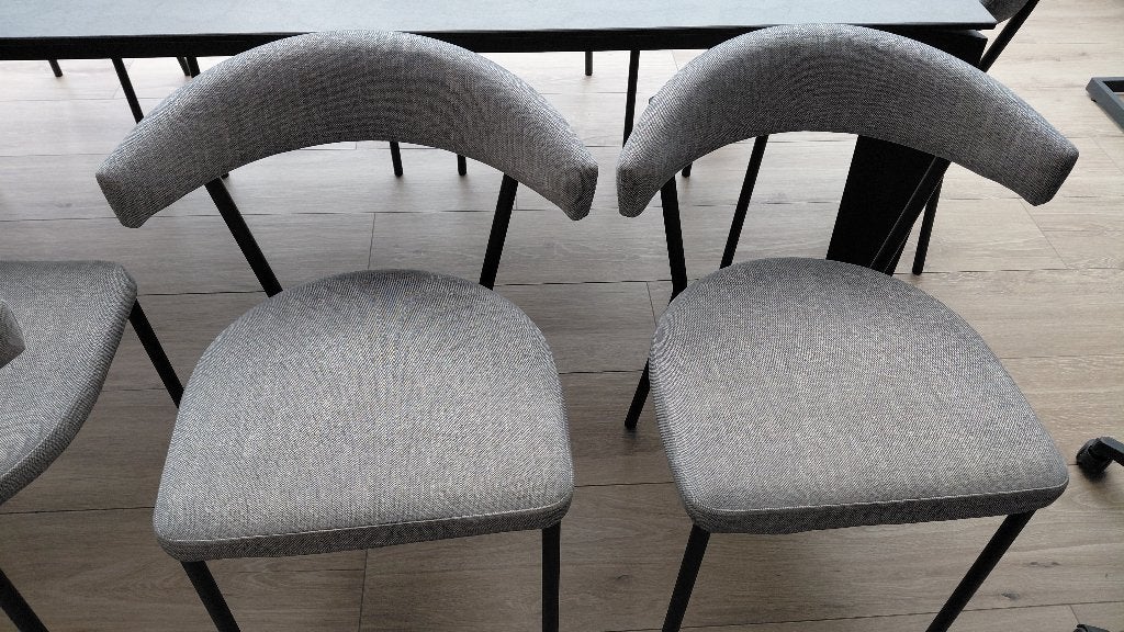stoelen, Maison & Meubles, Chaises, Tissus, Enlèvement, Noir, Cinq, Six Chaises ou plus