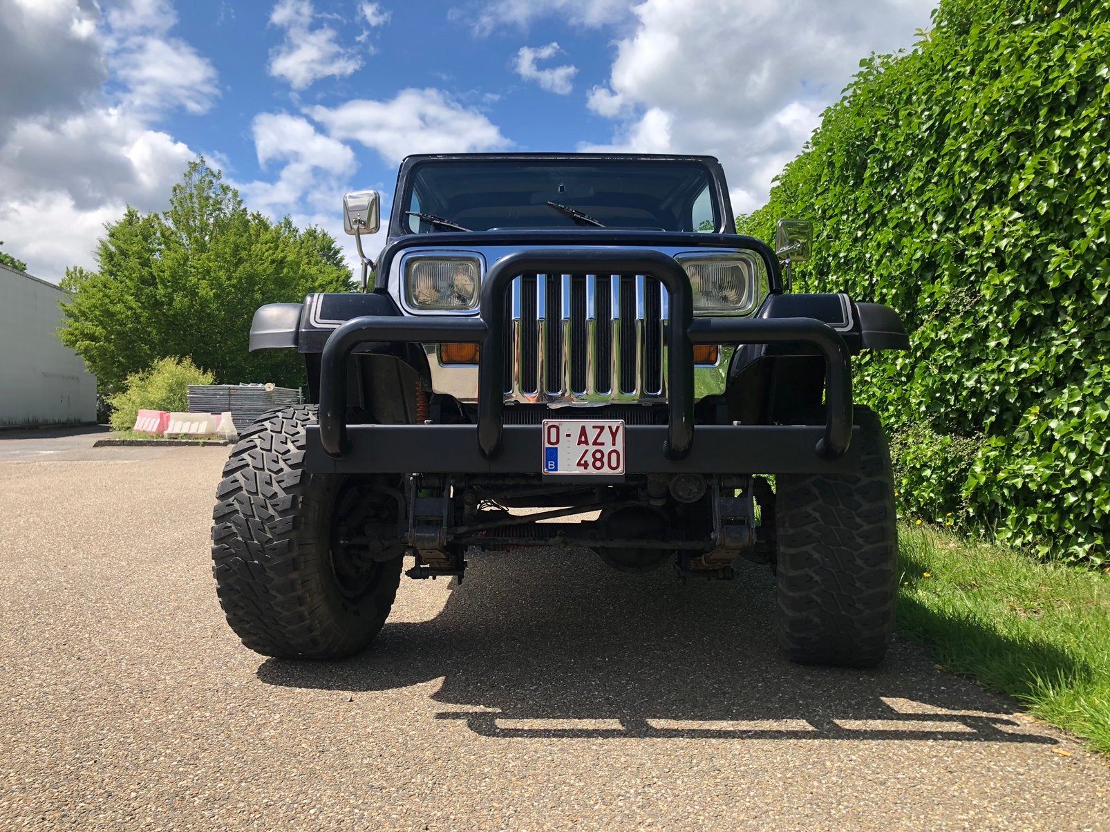 Jeep Wrangler YJ 4.2 laredo, Auto's, 4 zetels, Stof, Zwart, Cabriolet