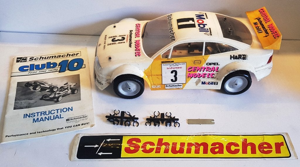 Vintage Schumacher #U476C - Club 10 Opel Calibra Touring, Hobby en Vrije tijd, Modelbouw | Radiografisch | Auto's, Elektro, Gebruikt