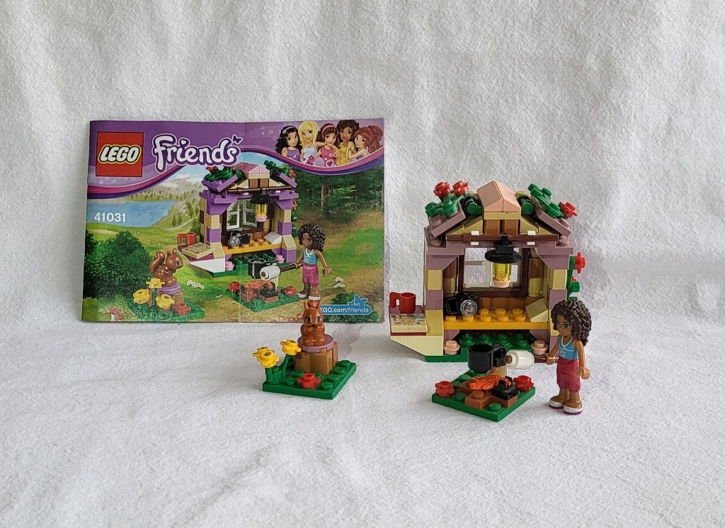 Lego friends 41031 Andrea’s Berghut - volledig met boekje, Kinderen en Baby's, Lego, Friends, Ophalen of Verzenden, Zo goed als nieuw