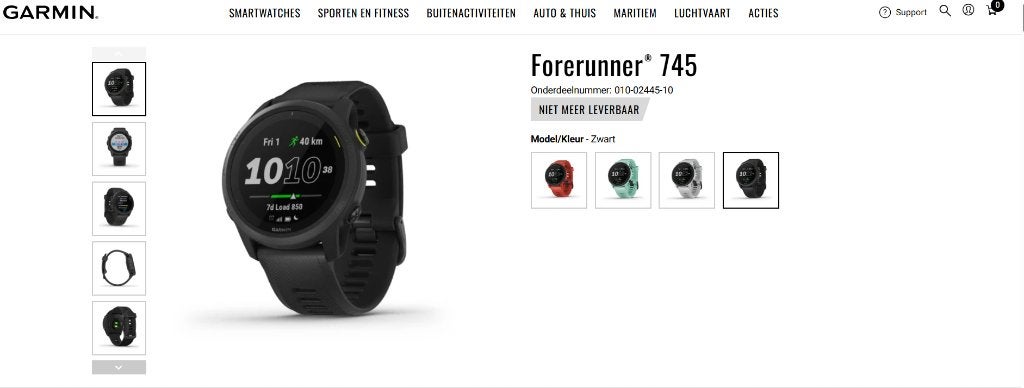 Garmin Forerunner 745, Enlèvement ou Envoi, Comme neuf