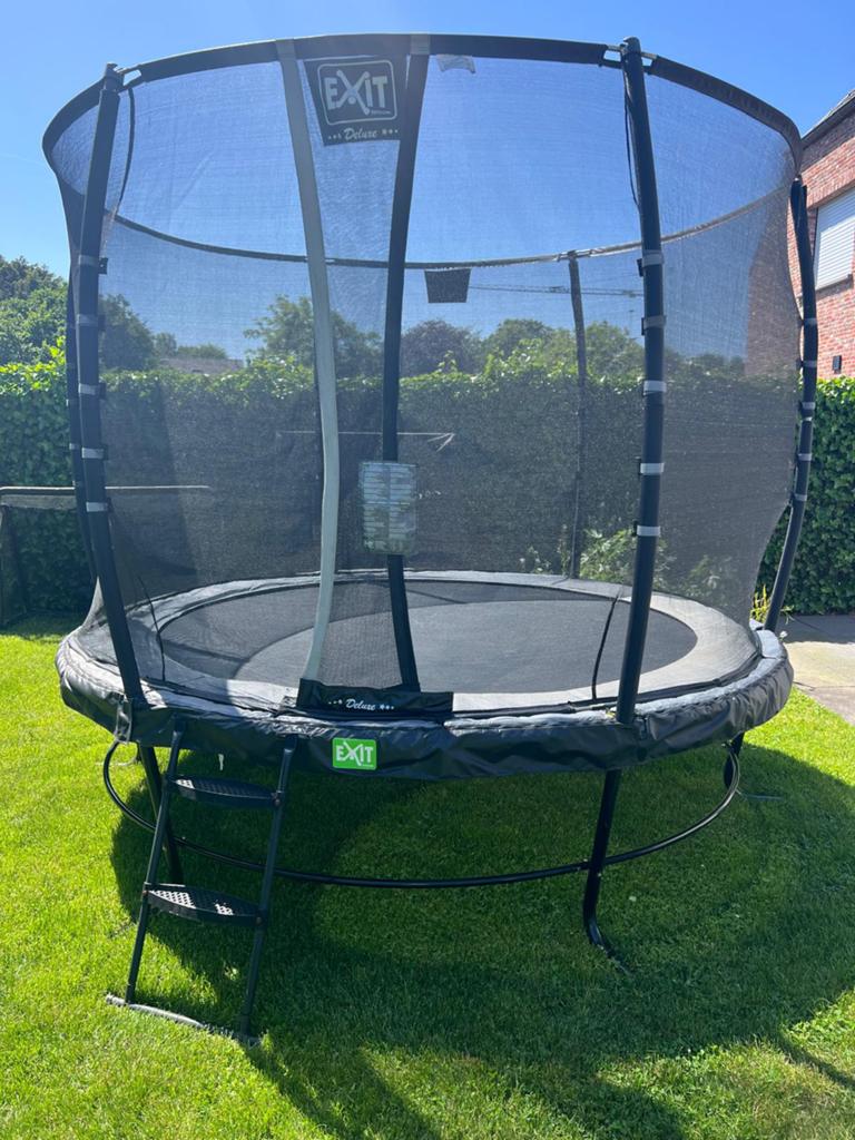 Exit Elegant Deluxe 305cm trampoline, Enlèvement, Utilisé