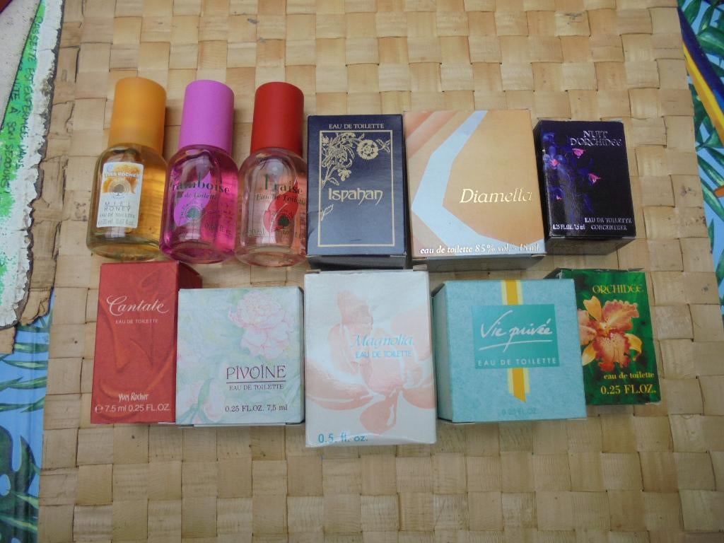 lot mini bouteilles de parfum yves rocher, Enlèvement, Miniature