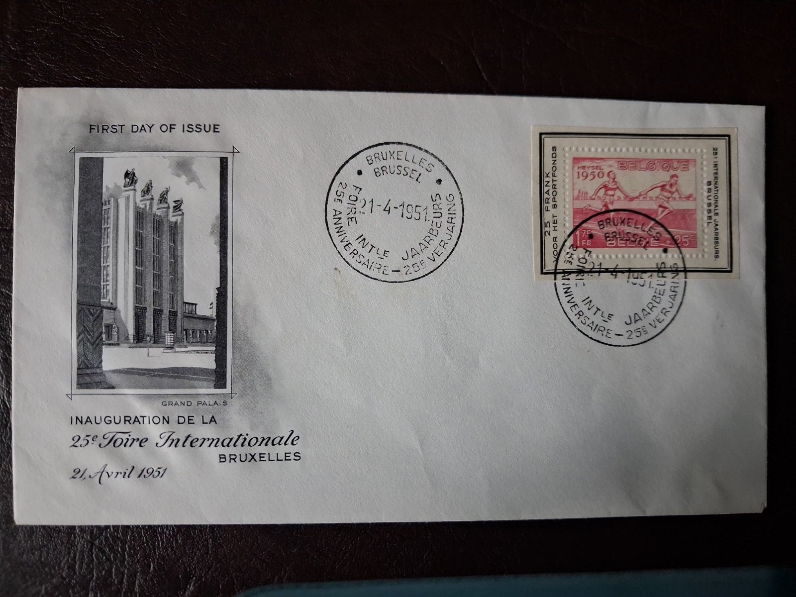 België OBP PR118 FDC 1951, Ophalen of Verzenden, Onbeschreven