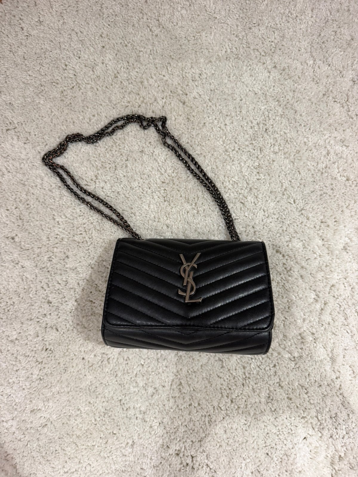 YSL handtas, Handtassen en Accessoires, Ophalen of Verzenden, Zo goed als nieuw, Zwart, Handtas