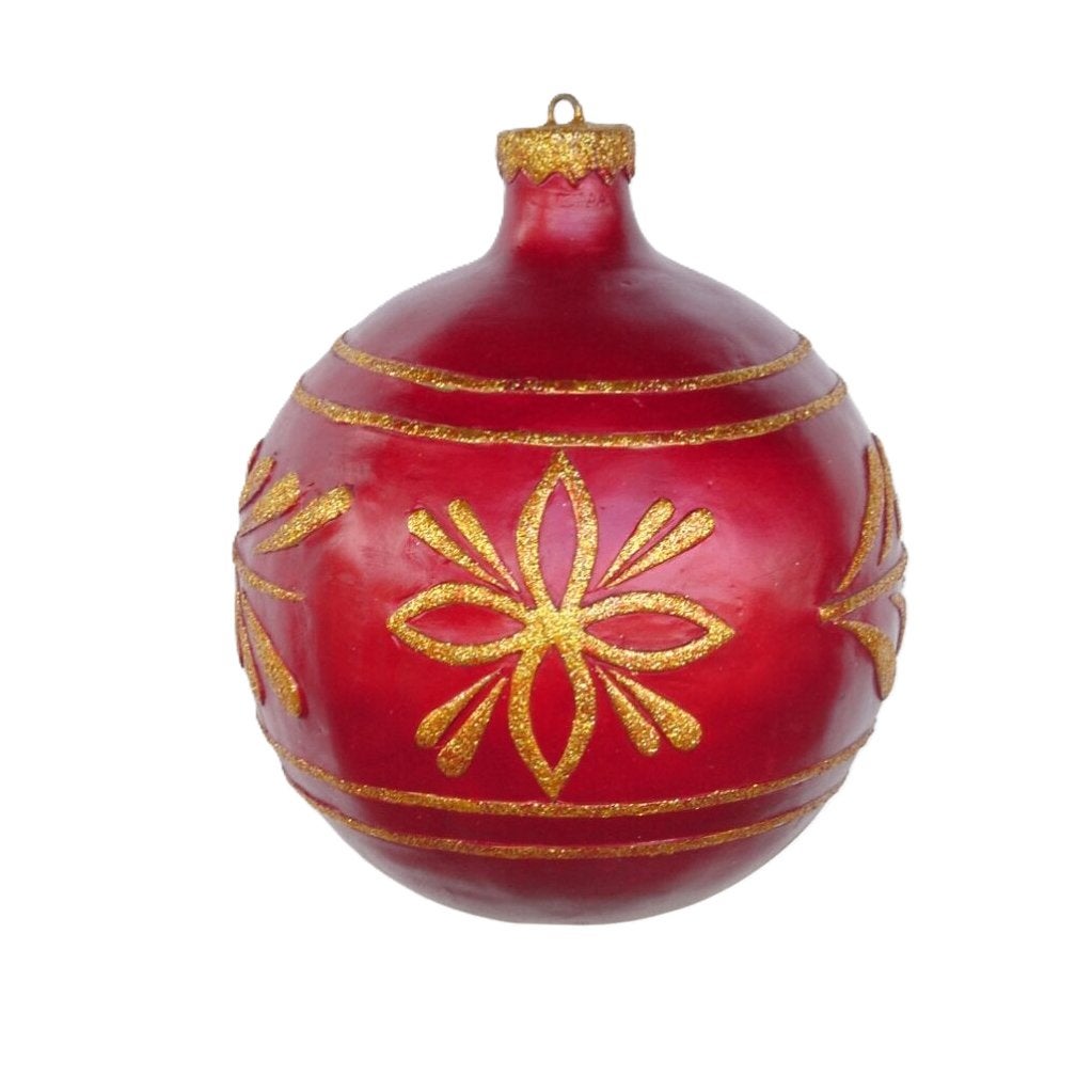 Boule de décoration de Noël rouge — Boule de Noël 40 cm