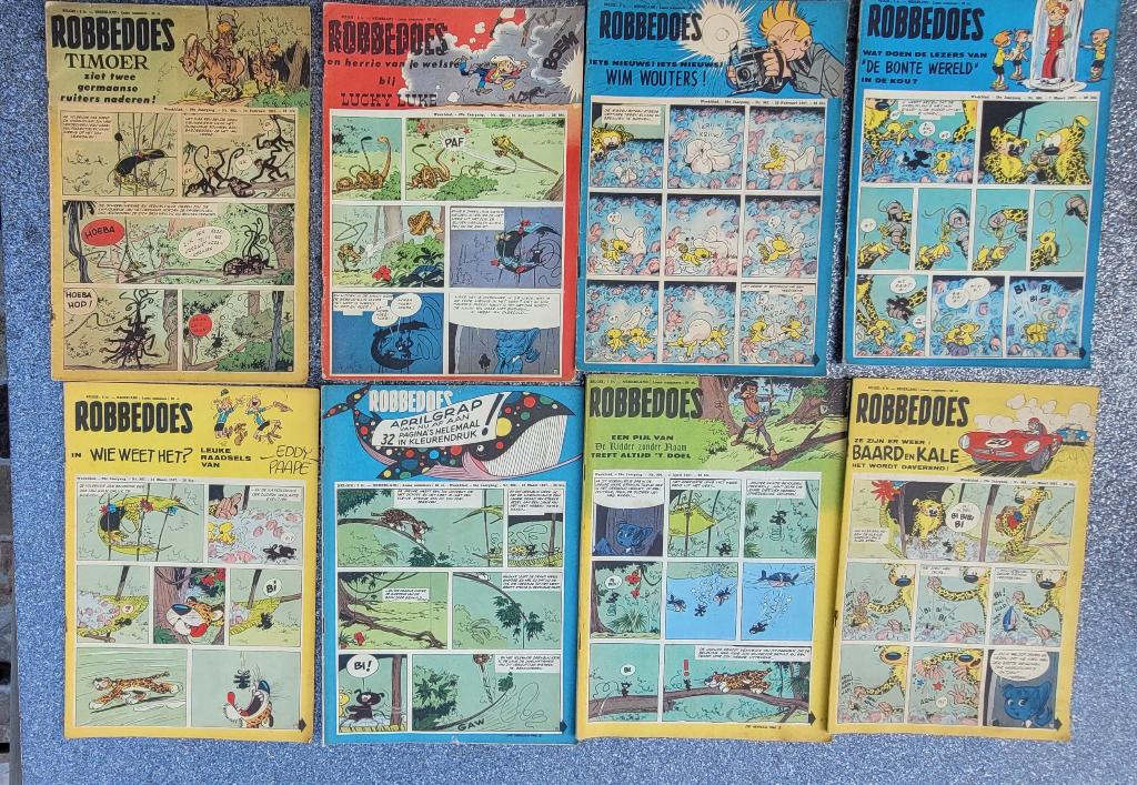 BD Robbedoes (Robbedoes in het Nederlands) nr. 983 tot 999, Dupuis, Meerdere stripboeken, Ophalen, Gelezen