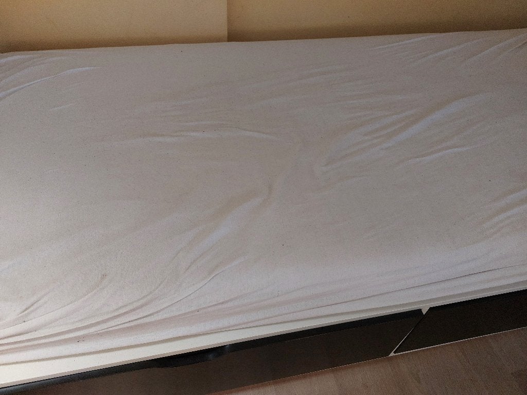 Lits blancs à tiroirs 1 personne, 100 cm, Une personne, Enlèvement, 200 cm
