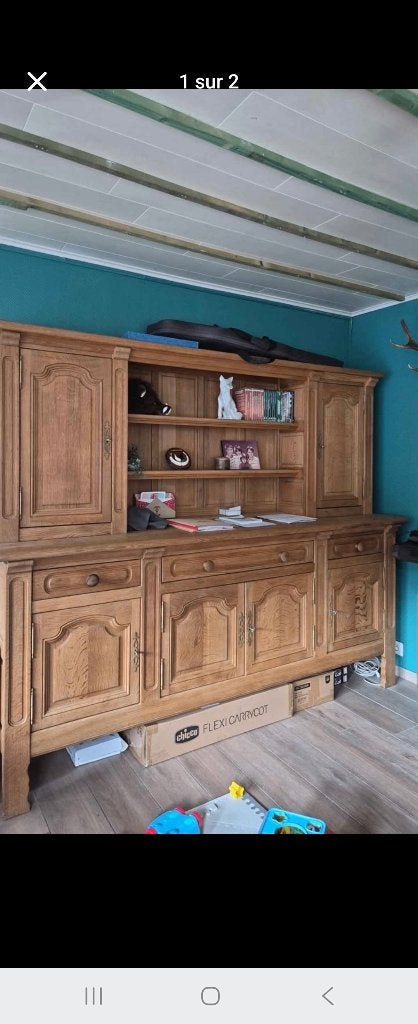 Buffet et bar, Maison & Meubles, Fermette, Comme neuf, Enlèvement, Chêne