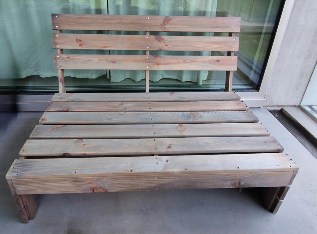 Banc Pallet et coussins confortables vert foncé (x3), Enlèvement