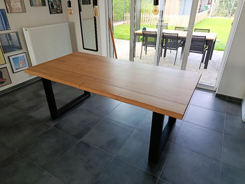 Table salle à manger, Maison & Meubles, 150 à 200 cm, Cinq personnes ou plus, Comme neuf, 100 à 150 cm