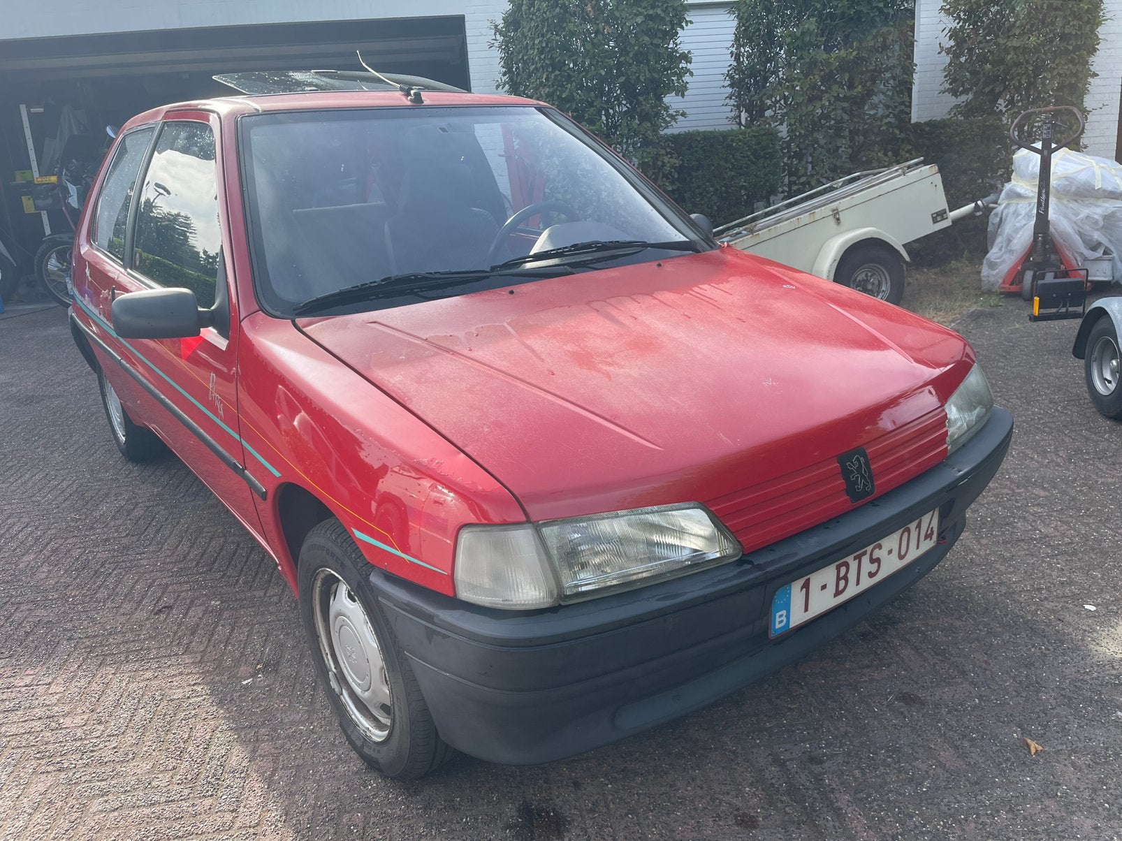 106 XN 1.0i Open dak/oldtimer!!!!!!, Voorwielaandrijving, Stof, 4 cilinders, Bedrijf