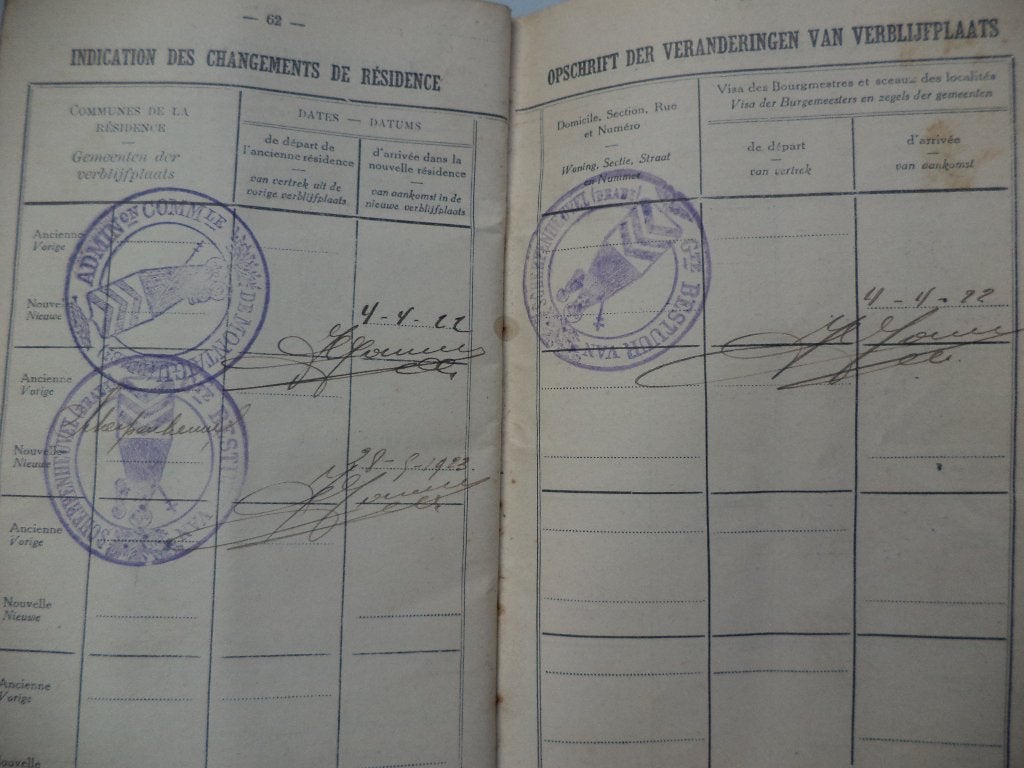 ABBL militair mobilisatie boekje soldaat Belgisch leger WO I, Verzamelen, Ophalen of Verzenden