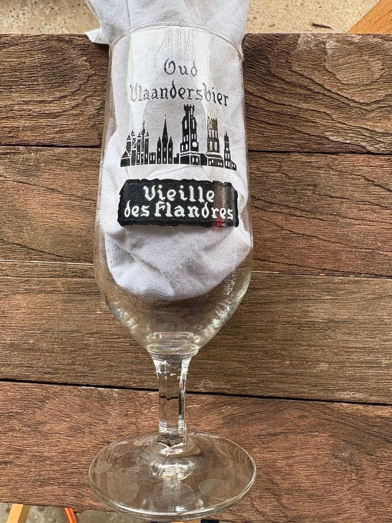 Oud Vlaandersbier/Vieille des Flandres, Verzamelen, Ophalen of Verzenden, Gebruikt, Glas of Glazen, Overige merken