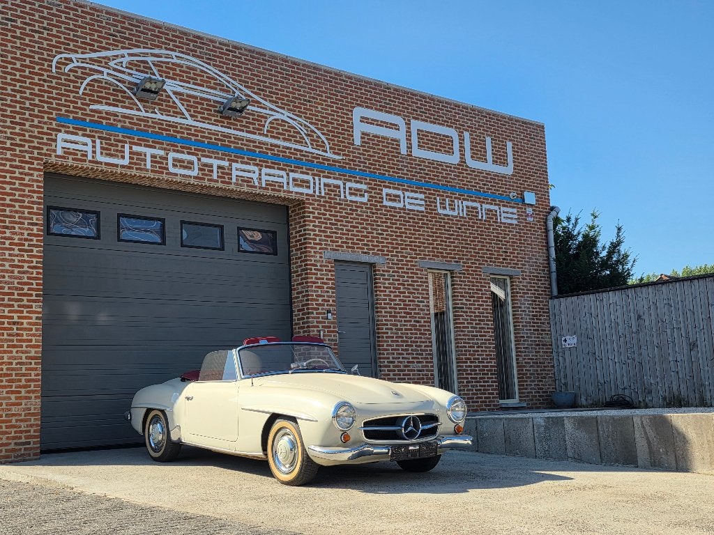 Mercedes SL 190 - 1957 - 10.830 KM - Collectors item, Cuir, Achat, Entreprise, Boîte manuelle