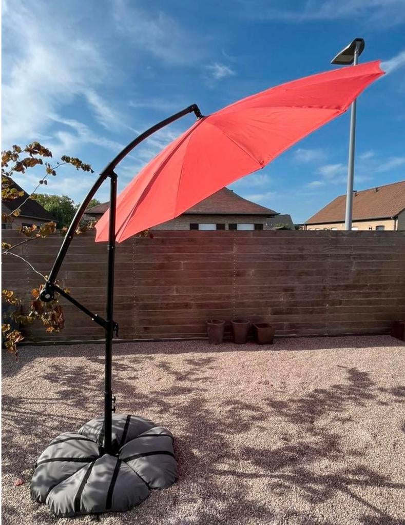 Parapluie flottant 270 cm, Jardin & Terrasse, Enlèvement, Comme neuf