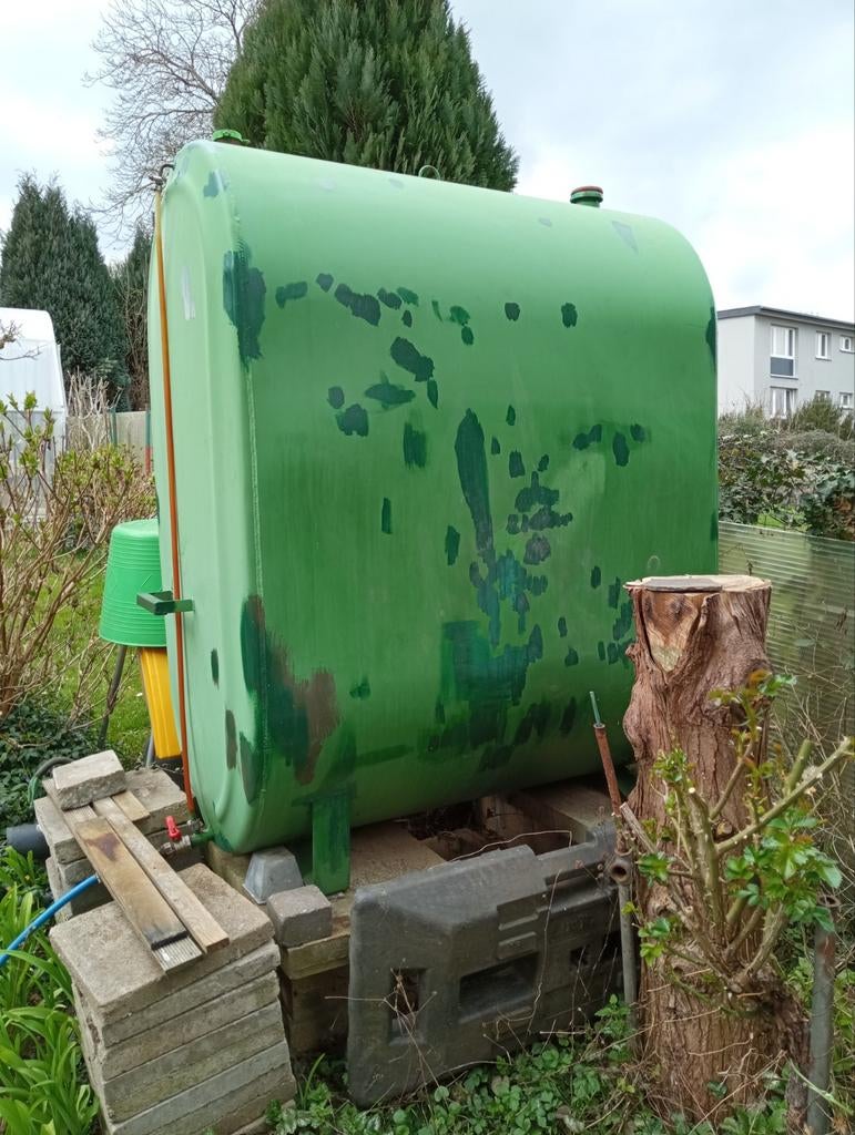 Citerne 1200 l mazout, Enlèvement