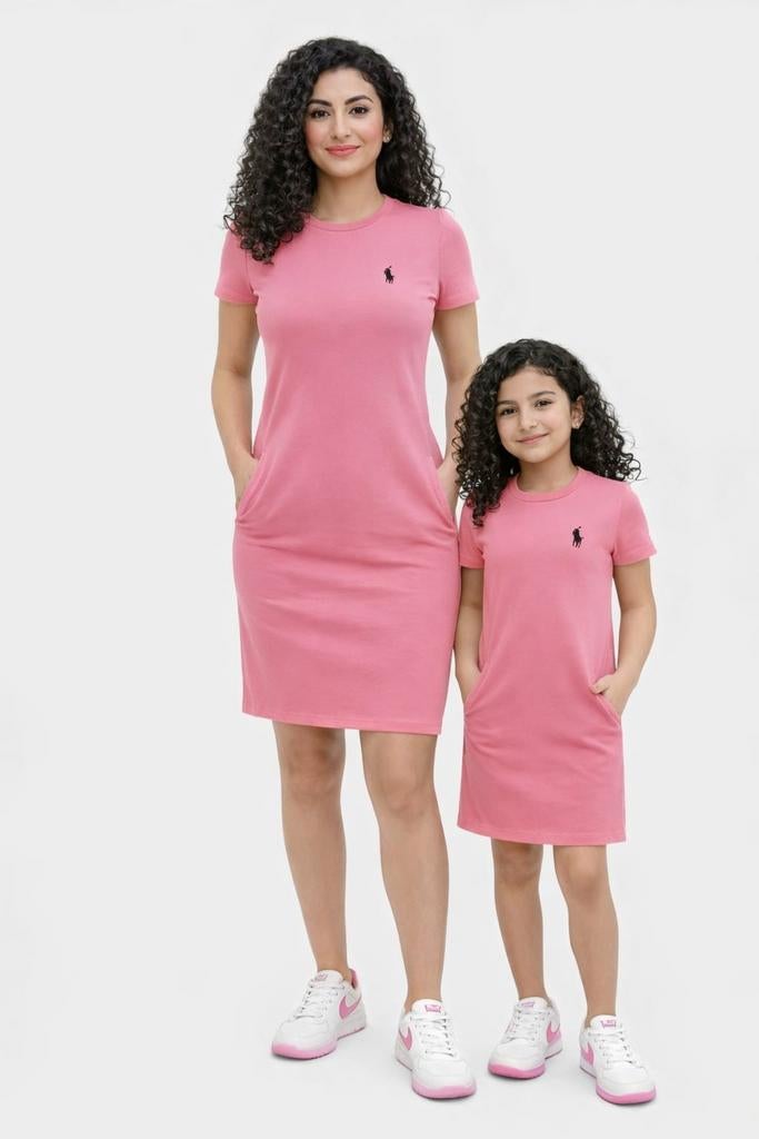Mama en dochter kleedje ralph lauren, Ophalen of Verzenden