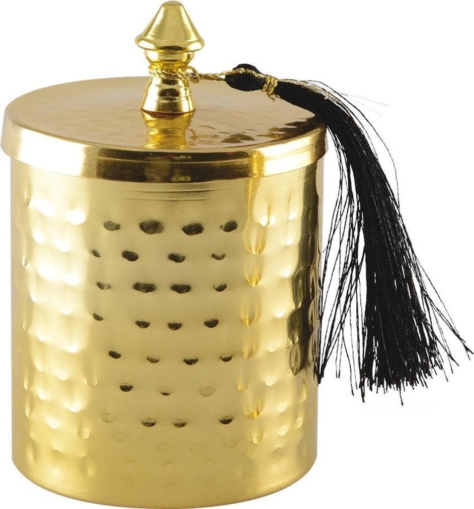 Luxe Geurkaars Jasmijn in Gouden Houder, Neuf, 12 cm, Autres marques, Bougie