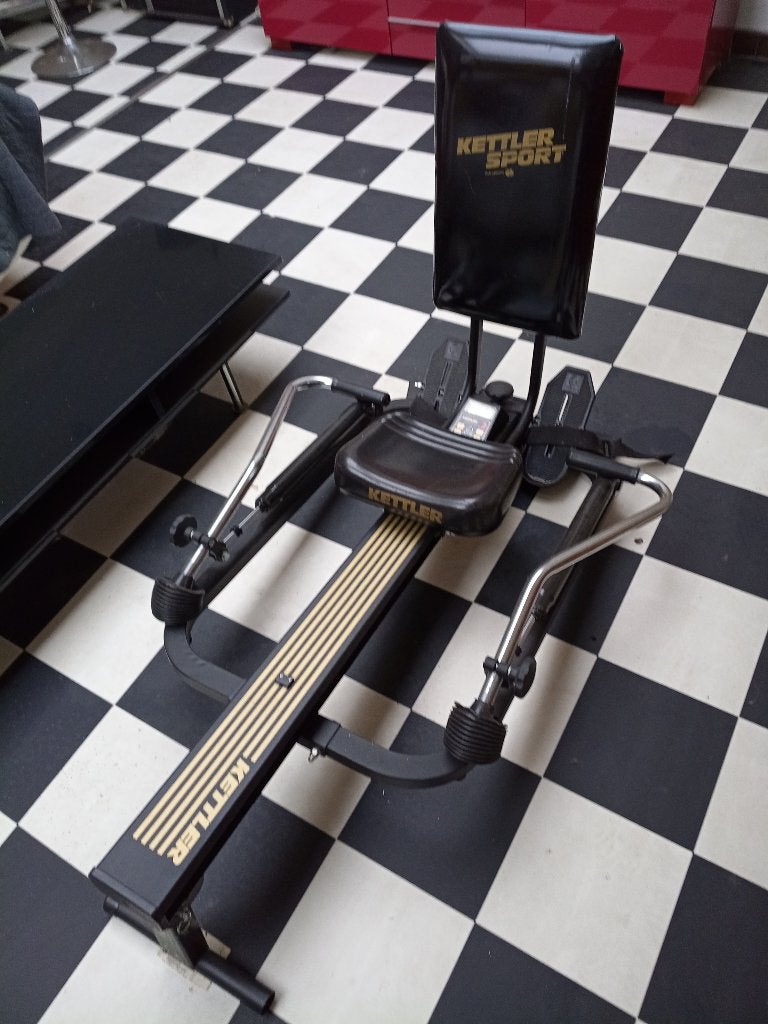 Kettler Sport roeimachine, Ophalen, Benen, Gebruikt, Aluminium