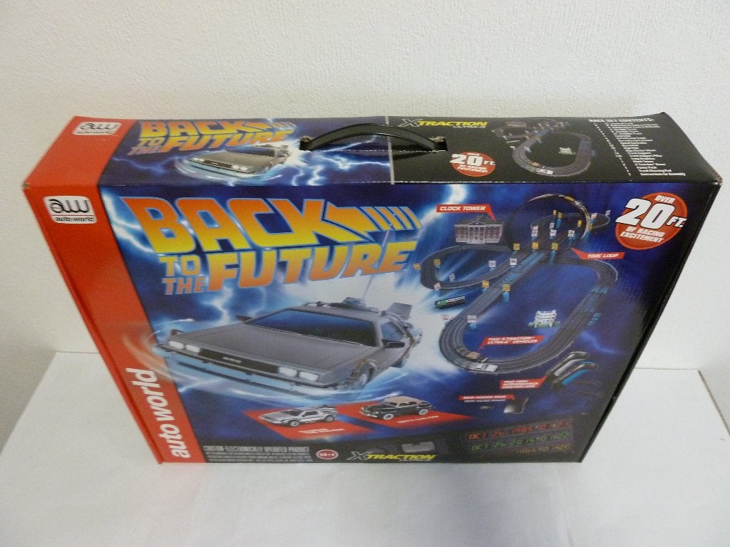 Back To The Future AUTO WORLD Slot Car Race Set RARE!!!!!, Verzamelen, Ophalen, Nieuw