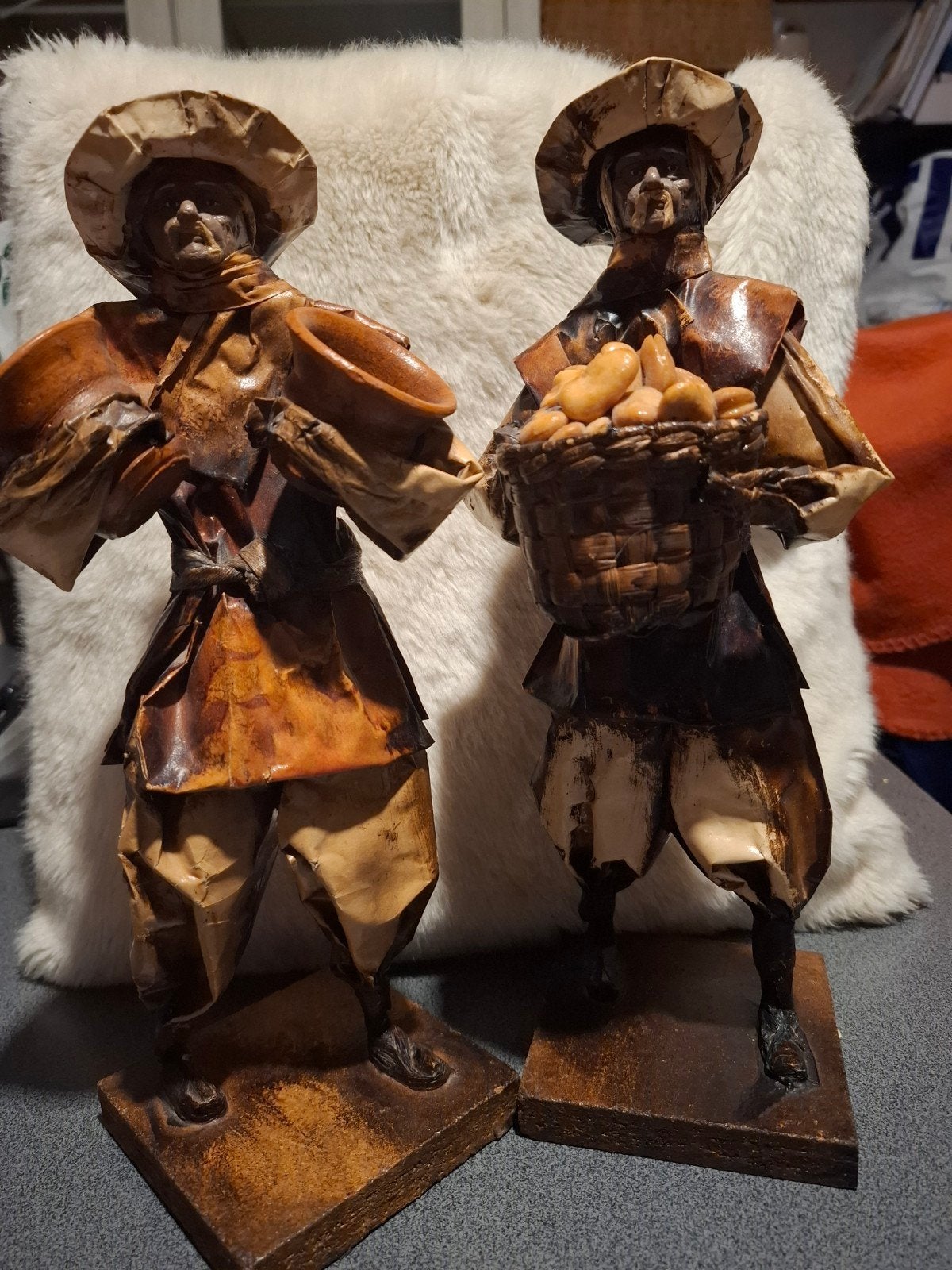 cartonería" of "village people" uit de jaren 1950 tot 1970, Antiek en Kunst, Ophalen, Handgemaakt