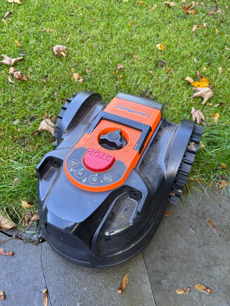 Robot grasmachine zonder draad, Ophalen, Gebruikt