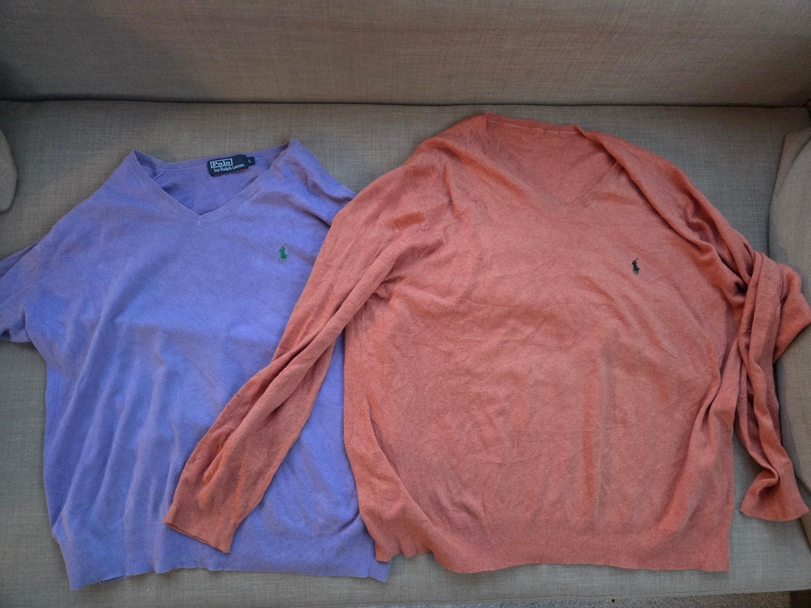Ralph Lauren V hals L en XL, Ophalen, Maat 56/58 (XL), Ralph Lauren