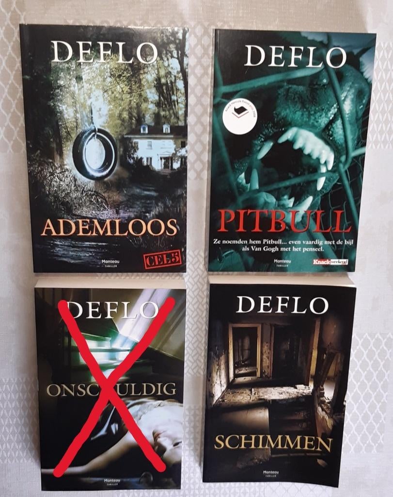 boeken thrillers Luc Deflo (nieuw), Boeken, Ophalen, Nieuw, Luc Deflo