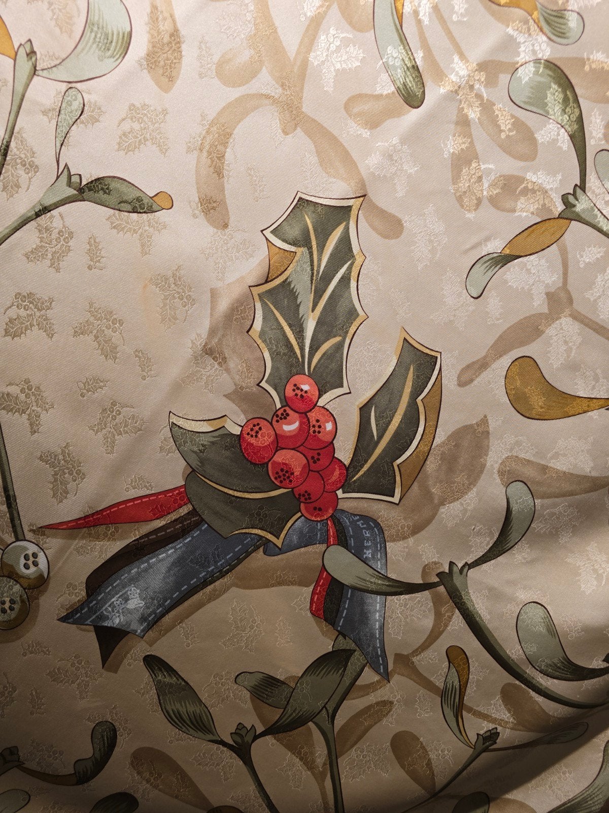Hermès Paris — Carré vintage — 100 % soie — Jacquard — Hulst, Hermes, Enlèvement ou Envoi, Comme neuf, Écharpe