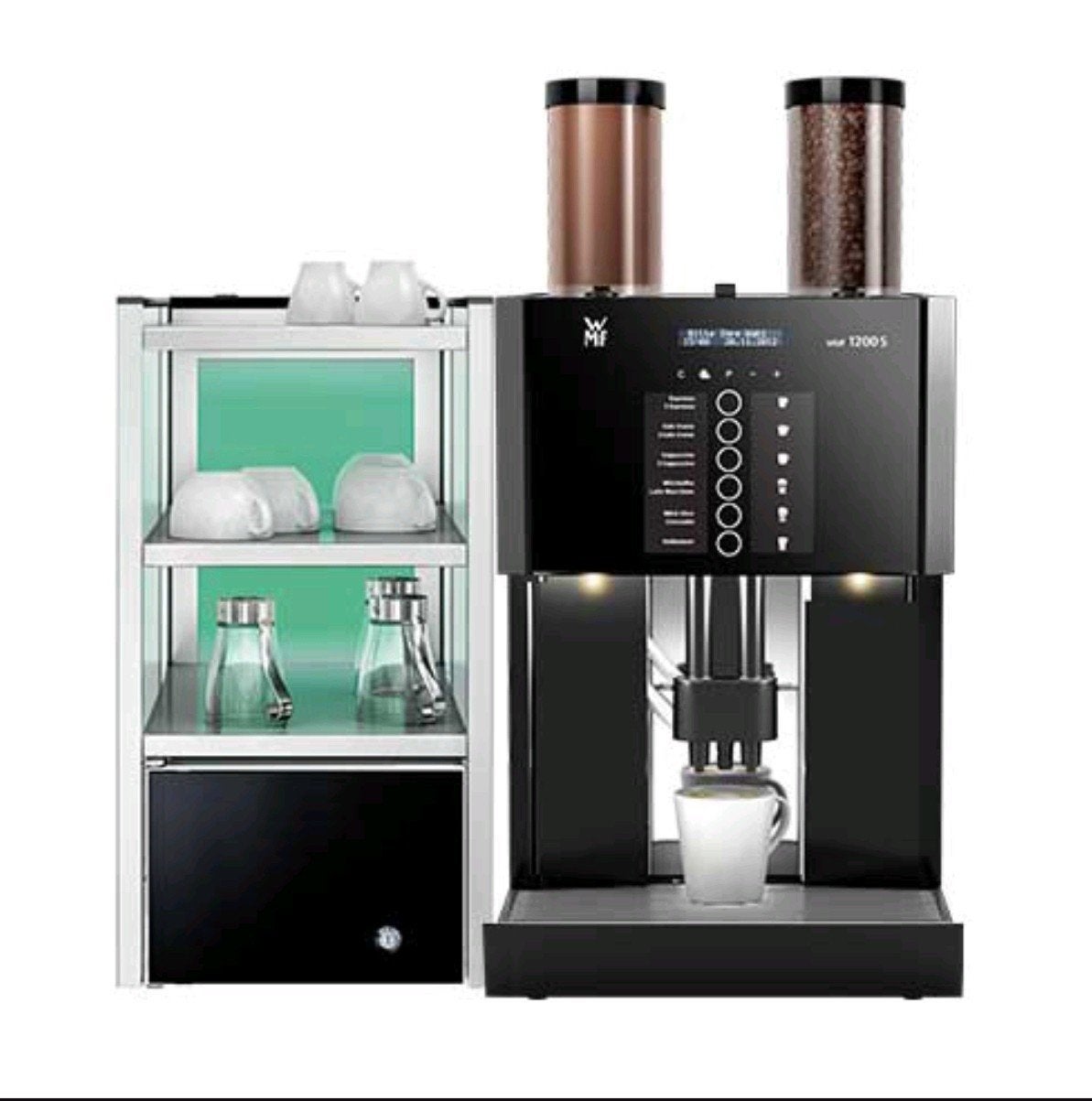 Machine à café WMF 1200S, 10 tasses ou plus, Enlèvement, Utilisé, Café en grains