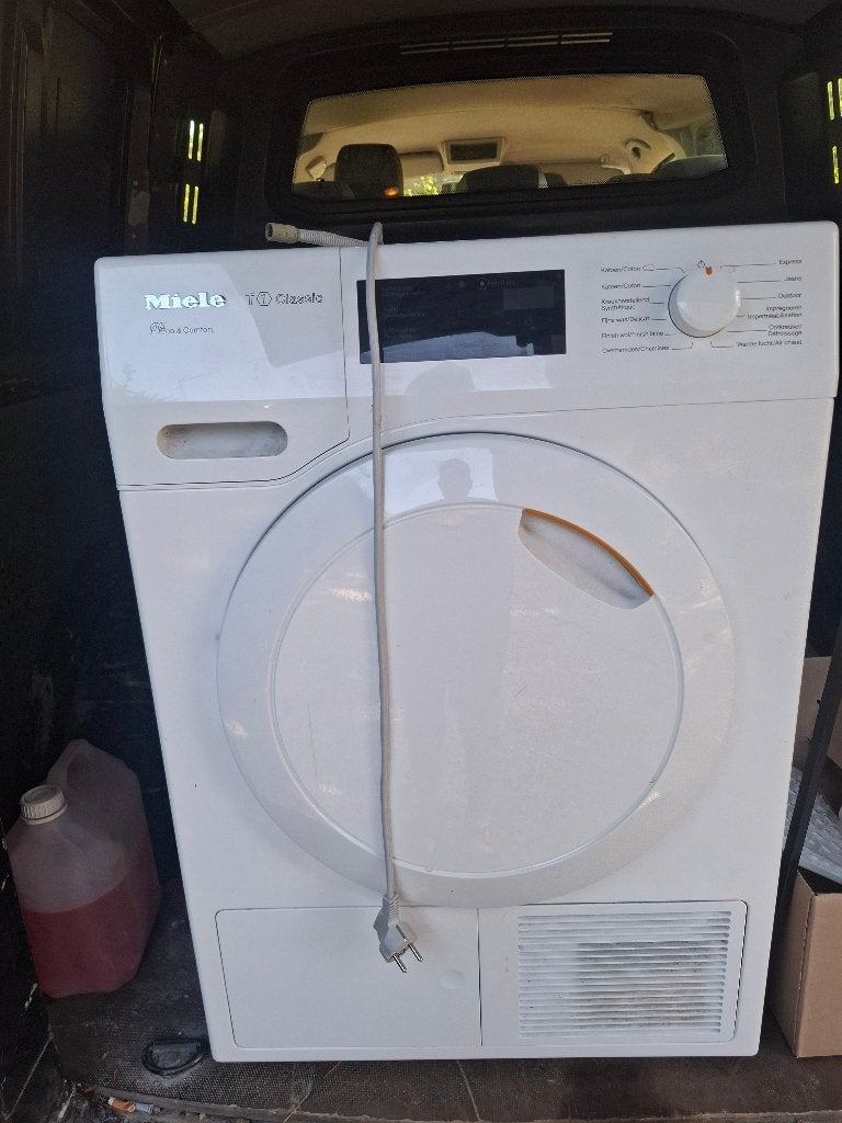 Miele droogkast T1 Classic, 6 à 8 kg, Classe énergétique A ou plus économe, 85 à 90 cm, Chargeur frontal