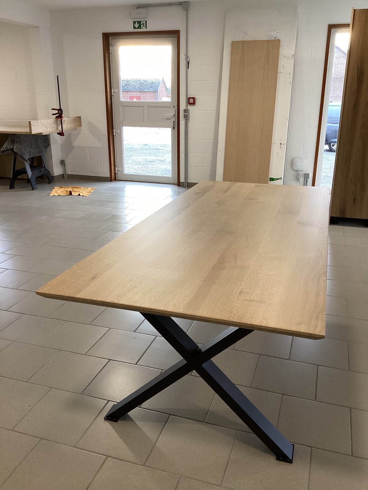 Magnifique table en chêne massif. Nouveau, Enlèvement ou Envoi, Comme neuf, Chêne