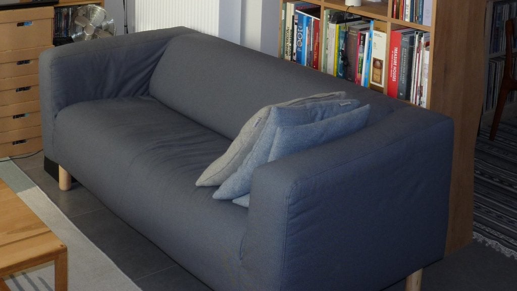 IKEA zetel, Maison & Meubles, Canapés | Salons, 75 à 100 cm, Bois, Enlèvement, Utilisé