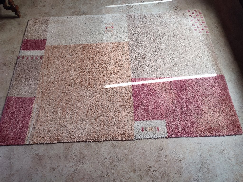 tapijt 100% wol, Ophalen, Gebruikt, 100 tot 150 cm, Beige
