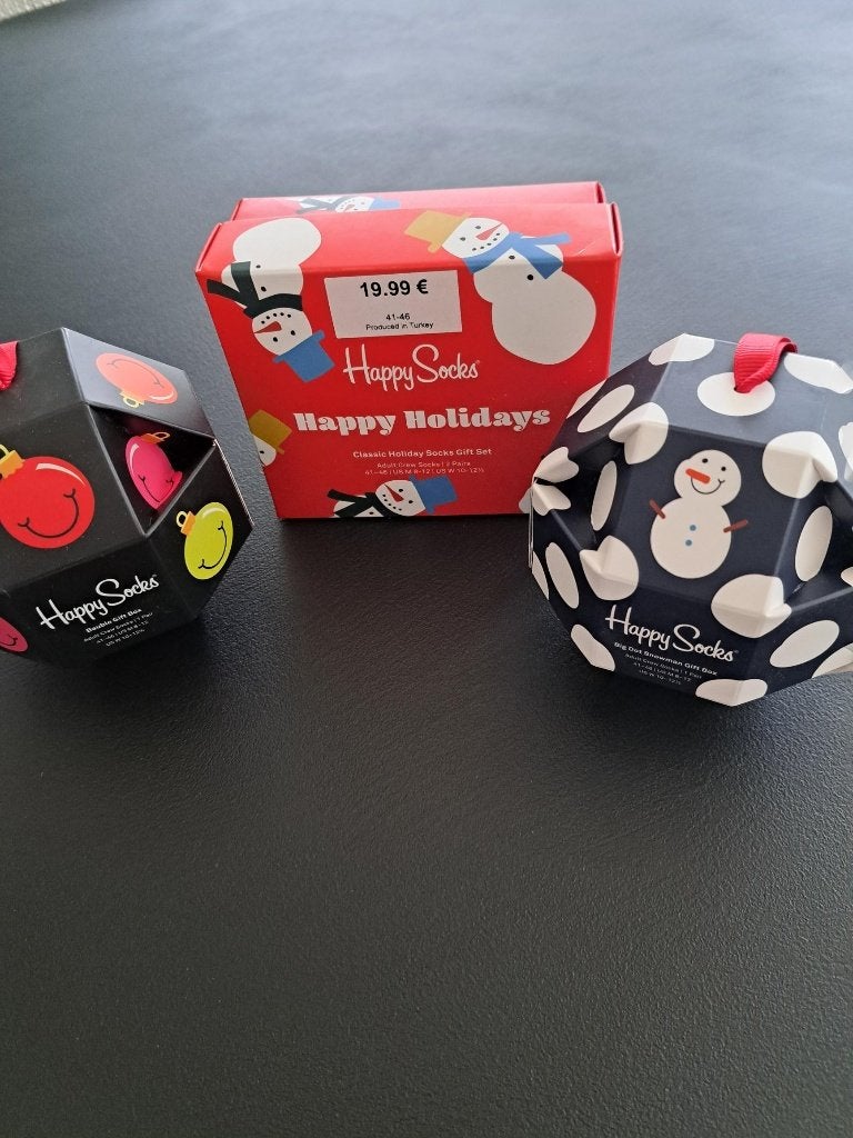 Happy Socks kerstverpakking 41-46, Kleding | Heren, Sokken en Kousen, Overige kleuren, Ophalen of Verzenden, Happy Socks, Nieuw