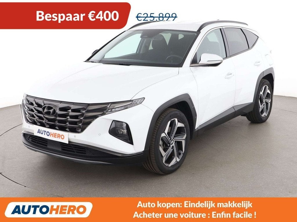 Hyundai Tucson 1.6 T-GDI Plug-in Hybrid Exellence 4WD, Automaat, 1893 kg, Stof, Gebruikt