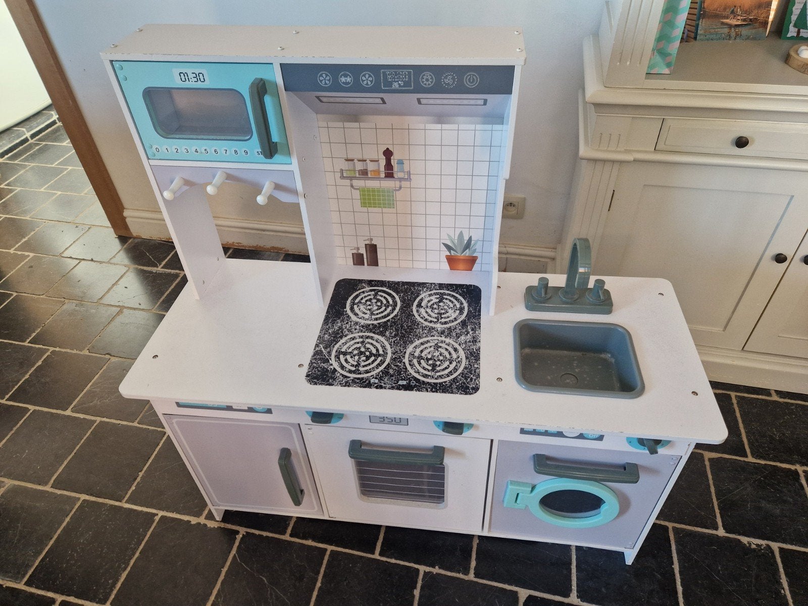 speelkeuken, Ophalen, Gebruikt, Hout, Speelkeuken