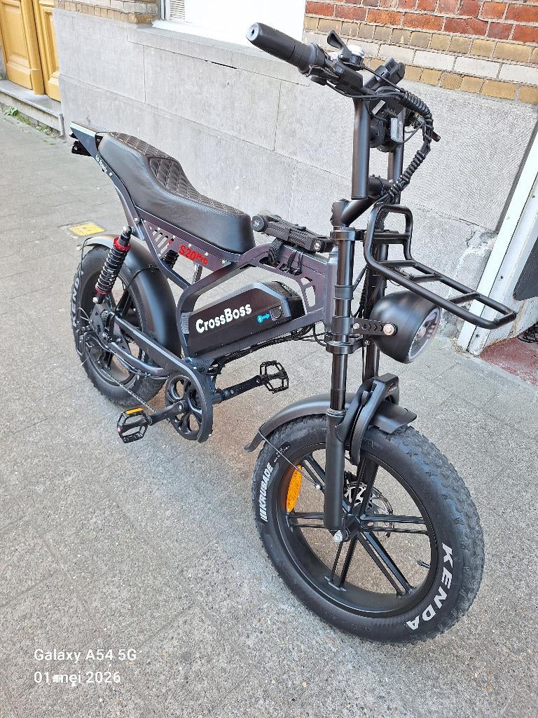 Fatbike, Fietsen en Brommers, Elektrische fietsen, Zo goed als nieuw, 59 cm of meer, 50 km per accu of meer, Ophalen