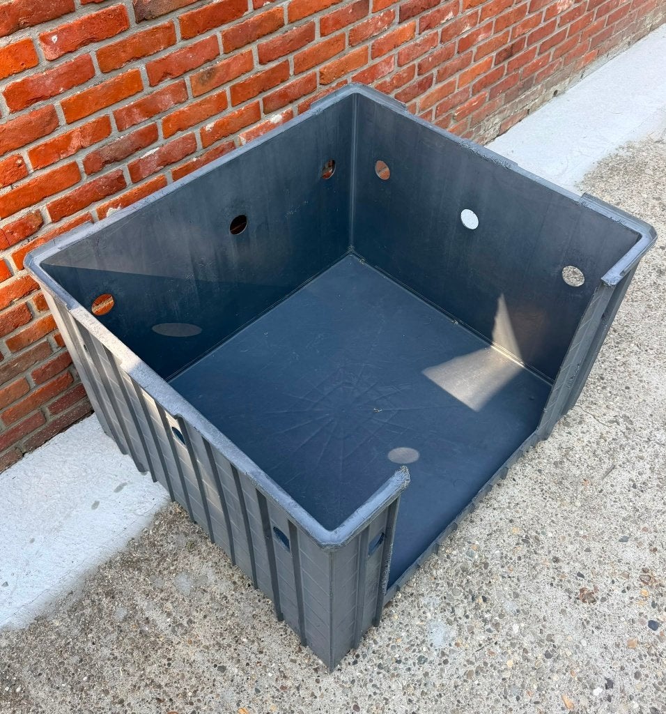 Industriële kunststof stapelbak / magazijnbak / werpkist, Ophalen, Gebruikt, 60 cm of meer, 75 tot 100 cm