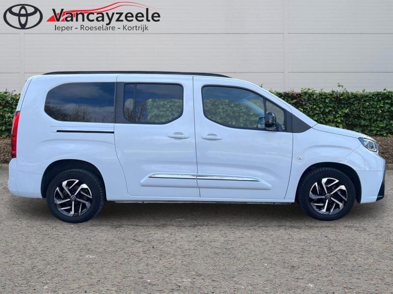 Toyota ProAce City Verso LWB Family 7pl+cam+gps+sens V+A+das, Auto's, Monovolume, ProAce, Wit, 130 pk
