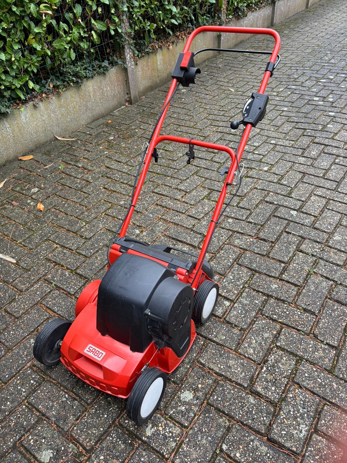 Sabo 35V11 elektrische verticuteer machine, Tuin en Terras, Ophalen, Gebruikt, Elektrisch