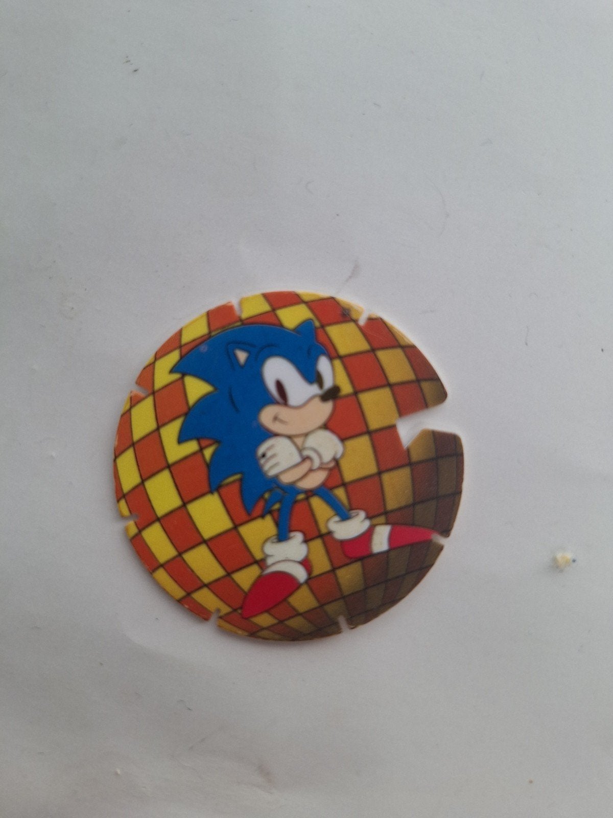 Flippo Sonic - Sega - 1992, Ophalen of Verzenden, Gebruikt, Figuurtje, Button