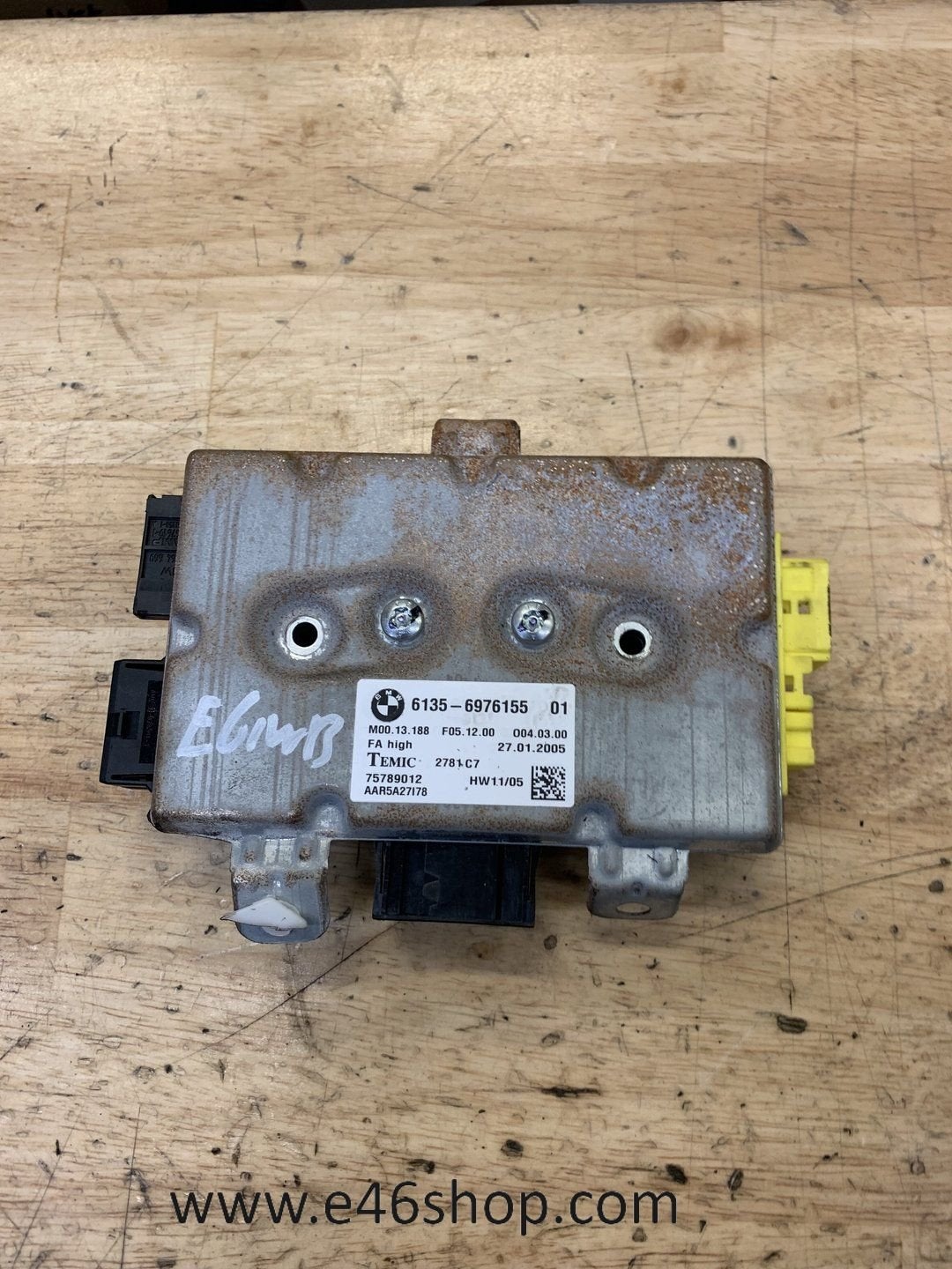 AIRBAG MODULE BMW E60 E61 OE 6976155, -, Utilisé, -, Enlèvement ou Envoi