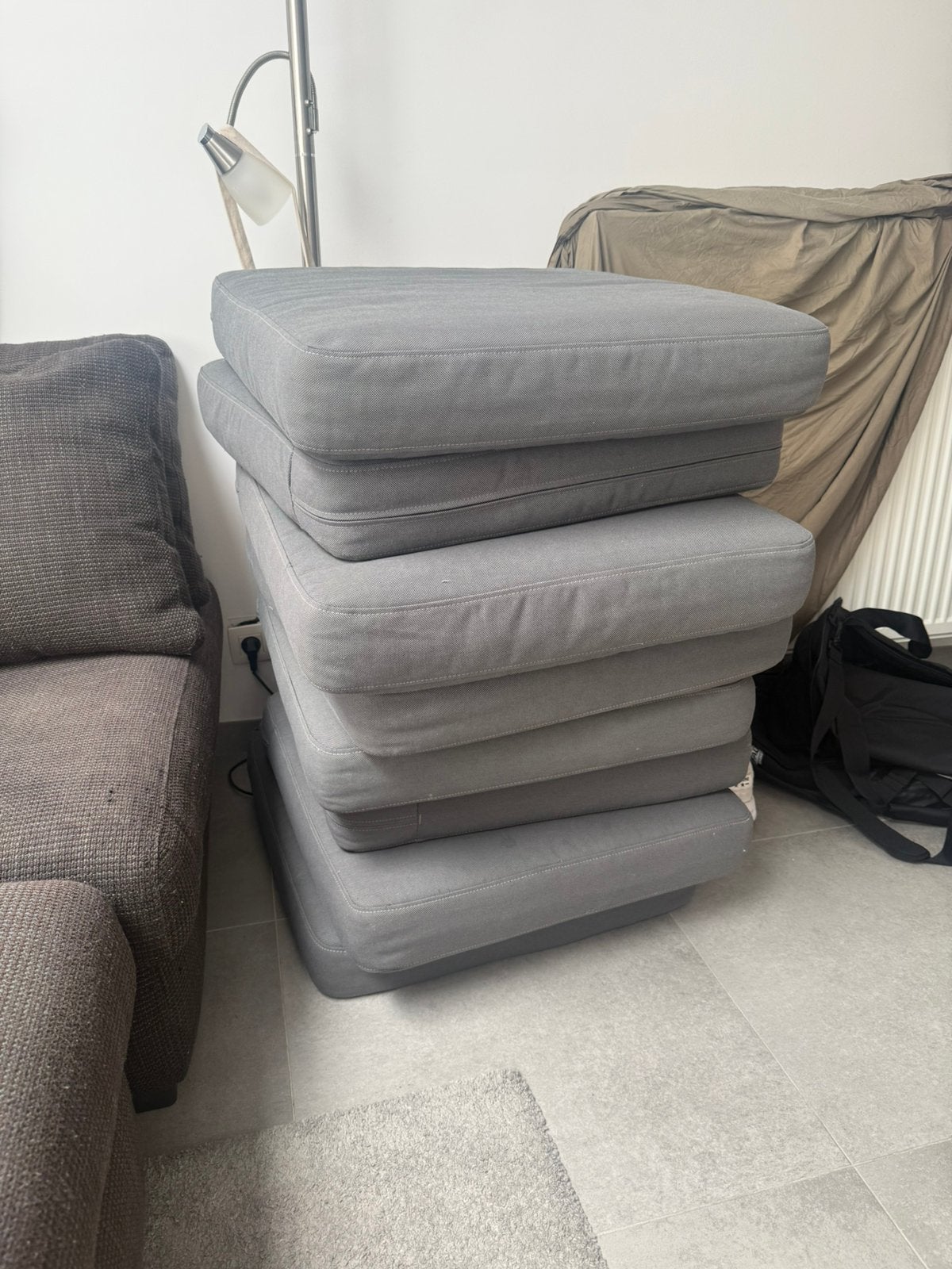 Buitenkussens, Maison & Meubles, Canapés | Repose-pieds & Poufs, Carré, Enlèvement, Utilisé, 50 à 75 cm