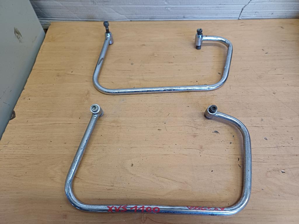 yamaha dragstar 110 beugels voor zadeltassen, Motoren, Ophalen, Gebruikt
