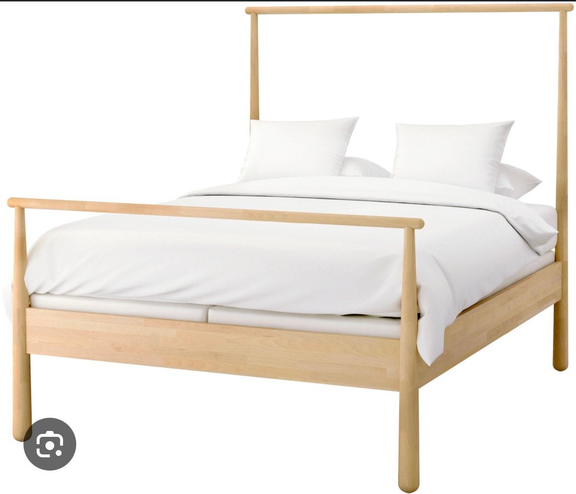 Lit IKEA Gjora 160x200 (sommier inclus), Huis en Inrichting, Ophalen, Gebruikt, Twijfelaar, 200 cm