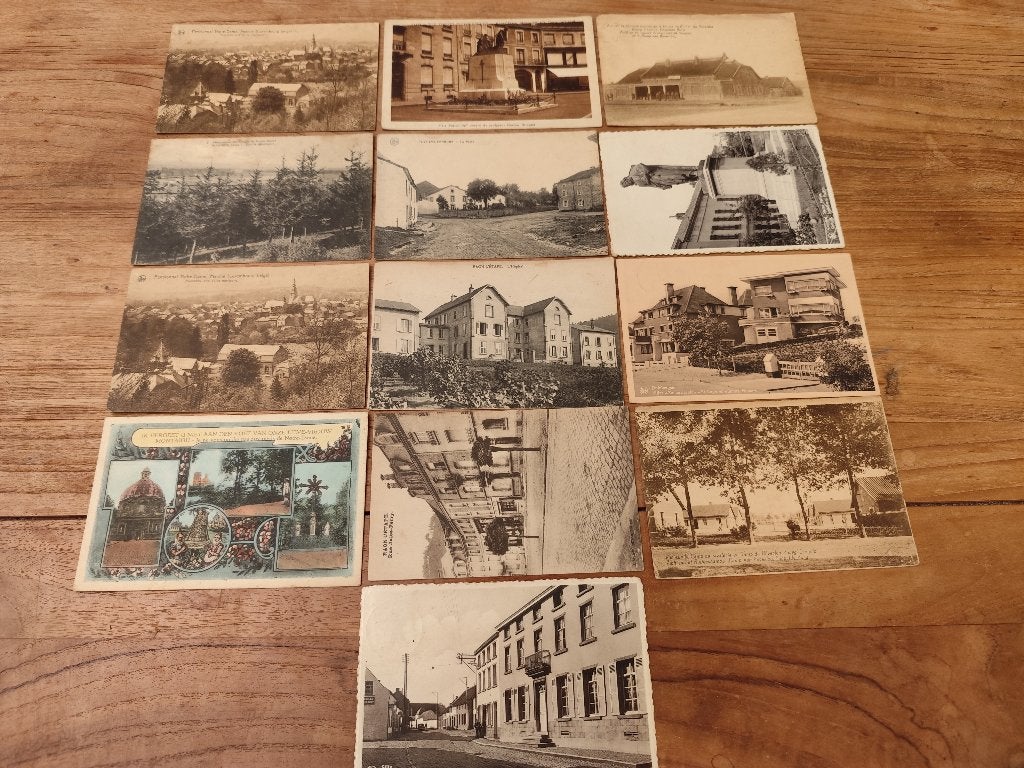 Lot 45 Cartes Postales Belges, Collections, Enlèvement ou Envoi, 1920 à 1940, Affranchie