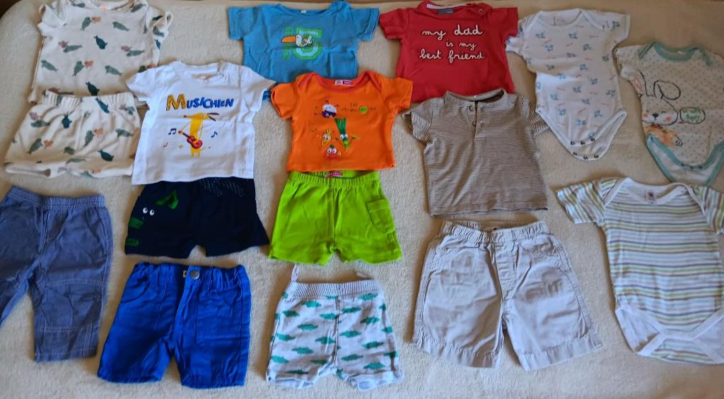 Pakket kleren jongen maat 62 (16 stuks), Ophalen, Gebruikt, Jongetje