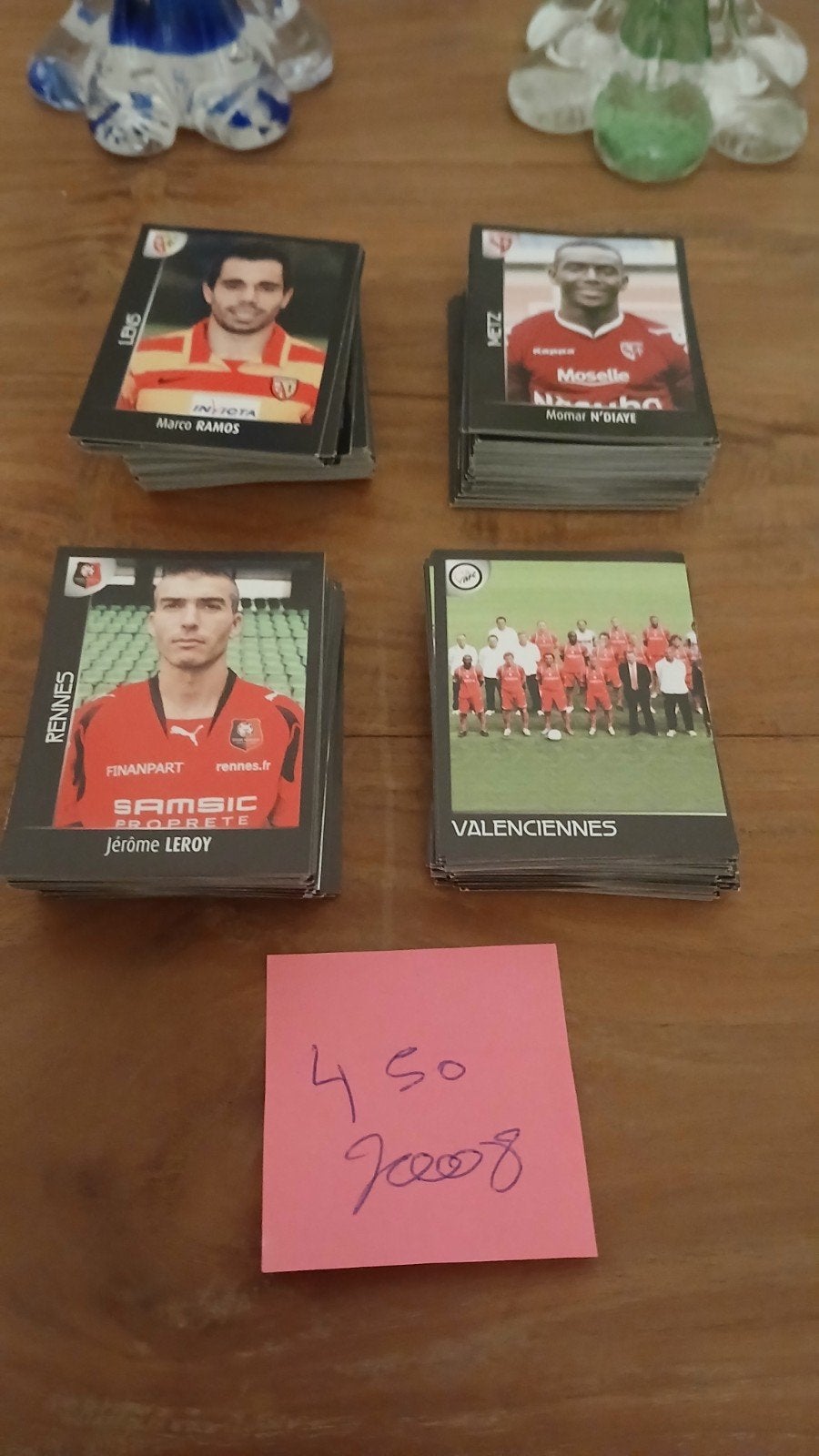 Panini 450 sticker negen voet 2008 Frankrijk, Ophalen of Verzenden, Nieuw, Meerdere stickers